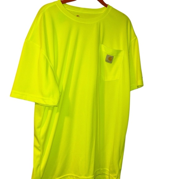 Carhartt High-Visibility Force Relaxed Fit Lightweight Pocket T-Shirt Large - Picture 1 of 4